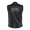 cafe 4 racer - John Doe Storm Leather vest black - JOHN DOE Vests 