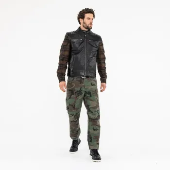 cafe 4 racer - John Doe Storm Leather vest black - JOHN DOE Vests 