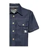 cafe 4 racer - King Kerosin Motor Crew denim worker shirt dark blue wash - KING KEROSIN Shirts 
