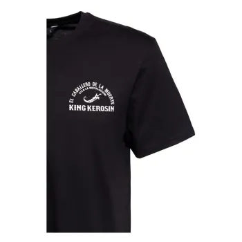 cafe 4 racer - Tričko King Kerosin El Caballero čierne - KING KEROSIN Trička 