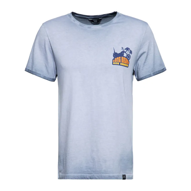 King Kerosin Long Beach T-shirt smoke blue