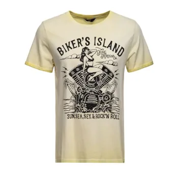 cafe 4 racer - King Kerosin Fuck You lets ride tričko - KING KEROSIN Tričká 