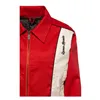 cafe 4 racer - Queen Kerosin Motorway Riders jacket red/white - KING KEROSIN Jackets 