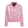 cafe 4 racer - Queen Kerosin Speedway Queens jacket old pink/white - KING KEROSIN Jackets 