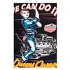 cafe 4 racer - Queen Kerosin Tričko We Can Do It Motor čierne - KING KEROSIN Tričká 