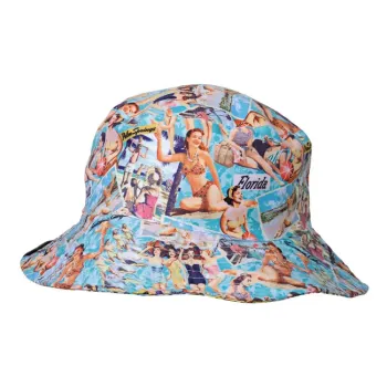cafe 4 racer - King Kerosin Vacation bucket hat - KING KEROSIN Hats 