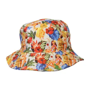 cafe 4 racer - King Kerosin Vacation bucket hat - KING KEROSIN Hats 