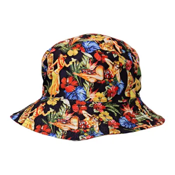 cafe 4 racer - King Kerosin Naked bucket hat - KING KEROSIN Hats 