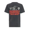 cafe 4 racer - King Kerosin Psychedelic T-shirt black - KING KEROSIN T-Shirts 