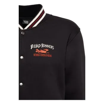 cafe 4 racer - Bunda King Kerosin Roadrunner black - KING KEROSIN Bundy 