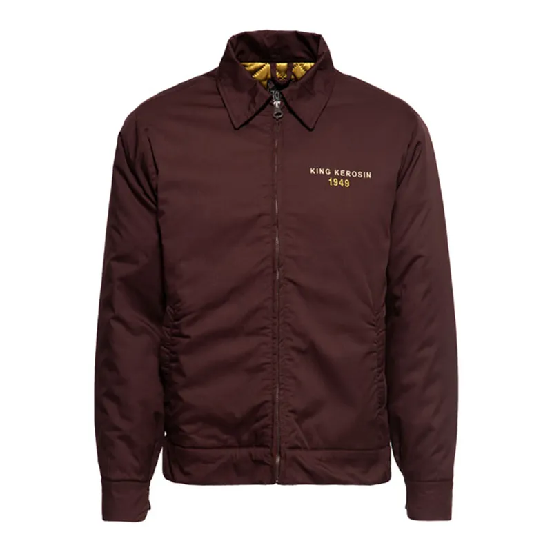 cafe 4 racer - King Kerosin 1949 Service worker jacket dark brown - KING KEROSIN Jackets 