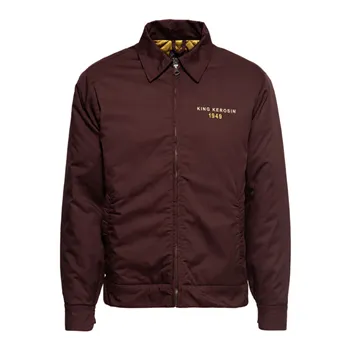 cafe 4 racer - King Kerosin 1949 Service worker jacket dark brown - KING KEROSIN Jackets 