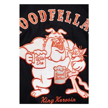 cafe 4 racer - Baseballová bunda King Kerosin Goodfellas Beer - KING KEROSIN Bundy 