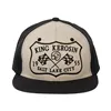 cafe 4 racer - King Kerosin Salt Lake City trucker cap black/offwhite - KING KEROSIN Kšiltovky 