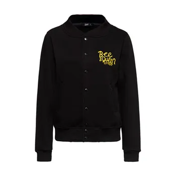 cafe 4 racer - Queen Kerosin Bee Queen college jacket black - KING KEROSIN Jackets 
