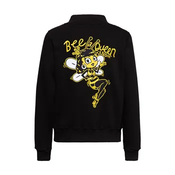 cafe 4 racer - Queen Kerosin Bee Queen college jacket black - KING KEROSIN Jackets 