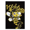 cafe 4 racer - Queen Kerosin Bee Queen vysokoškolská bunda čierna - KING KEROSIN Bundy 