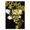 Queen Kerosin Bee Queen college jacket black/yellow