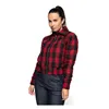 cafe 4 racer - Queen Kerosin Wool checkered jacket black/red - KING KEROSIN Jackets 