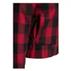 cafe 4 racer - Queen Kerosin Wool checkered jacket black/red - KING KEROSIN Jackets 
