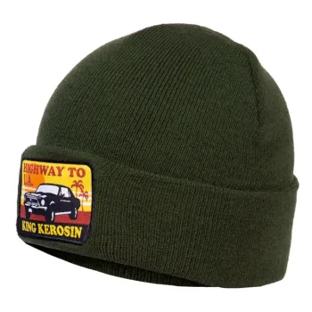 cafe 4 racer - King Kerosin Highway To LA beanie green - KING KEROSIN Beanies 