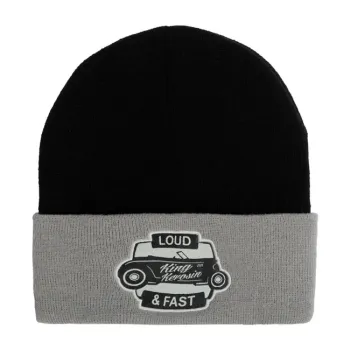 cafe 4 racer - Carhartt Čepice s gumovou nášivkou Harbor teal - Carhartt Zimní čepice 