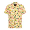 cafe 4 racer - King Kerosin Hula AOP shirt ecru - KING KEROSIN Shirts 