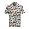 cafe 4 racer - King Kerosin Hawaii AOP shirt beige/multicolor - KING KEROSIN Shirts 