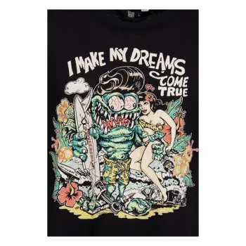 cafe 4 racer - King Kerosin Make My Dreams T-shirt black - KING KEROSIN T-Shirts 