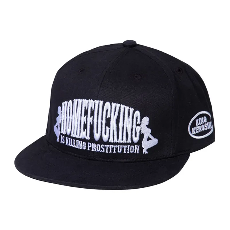 cafe 4 racer - King Kerosin Home F*cking cap black - KING KEROSIN Šiltovka 