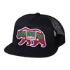 cafe 4 racer - King Kerosin Californian Rebel trucker cap black - KING KEROSIN Šiltovka 