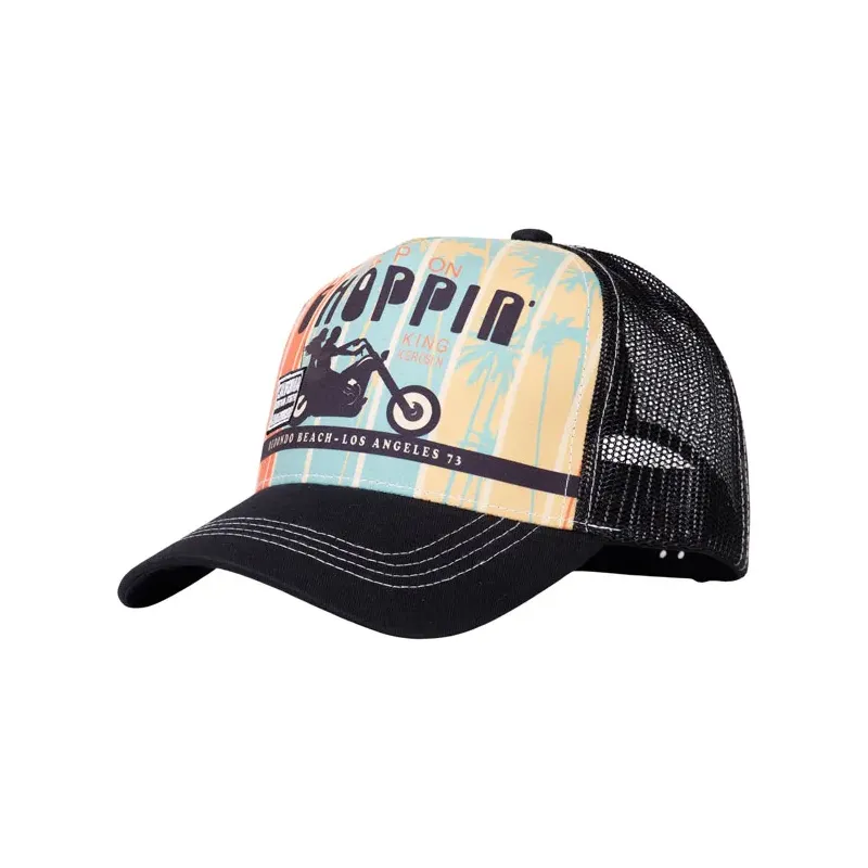 cafe 4 racer - King Kerosin Keep trucker cap black - KING KEROSIN Šiltovka 