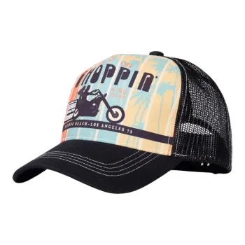 cafe 4 racer - King Kerosin Keep trucker cap black - KING KEROSIN Šiltovka 