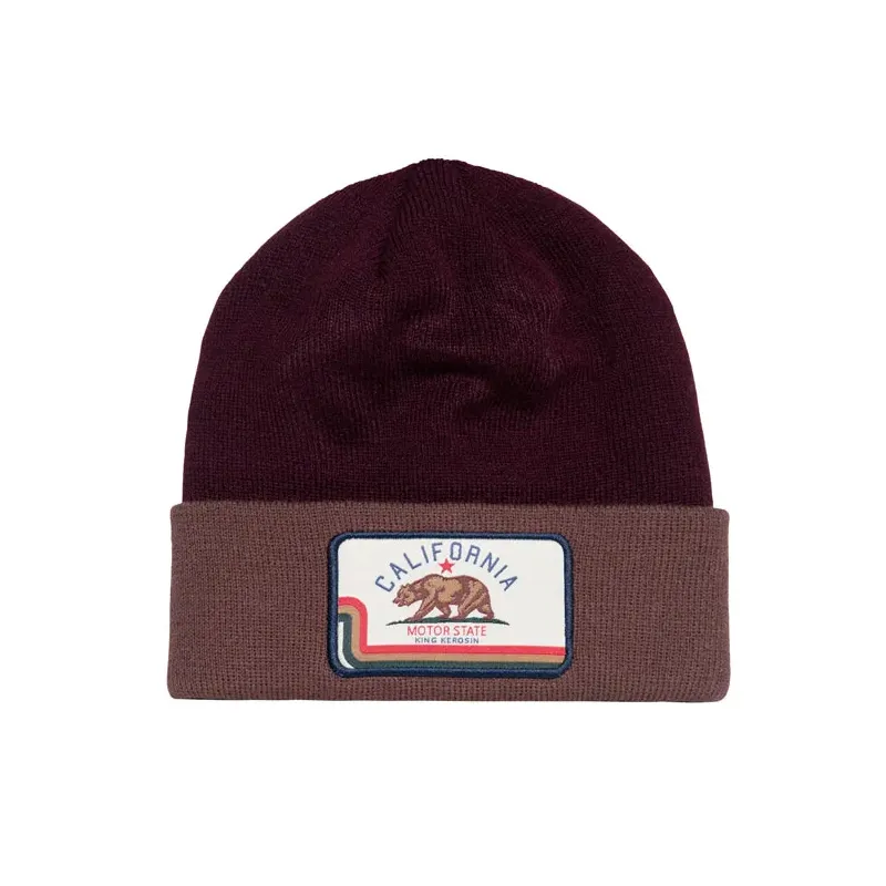 cafe 4 racer - Čiapka King Kerosin California Bear - KING KEROSIN Zimní čepice 