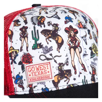 cafe 4 racer - King Kerosin Wild Wild West trucker cap - KING KEROSIN Caps 