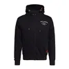 cafe 4 racer - King Kerosin Loud Hotrod zip hoodie black/white - KING KEROSIN Jackets 