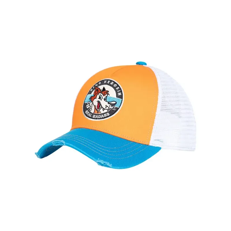 cafe 4 racer - King Kerosin Badass trucker cap - KING KEROSIN Šiltovka 