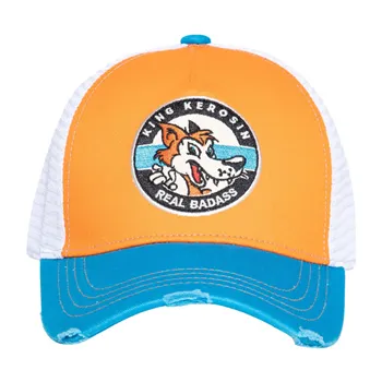 cafe 4 racer - King Kerosin Badass trucker cap - KING KEROSIN Šiltovka 