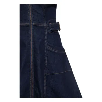 cafe 4 racer - Queen Kerosin Swing Dress tmavo modré pranie - KING KEROSIN Šaty 