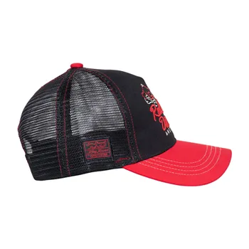 cafe 4 racer - King Kerosin Red light trucker cap - KING KEROSIN Caps 