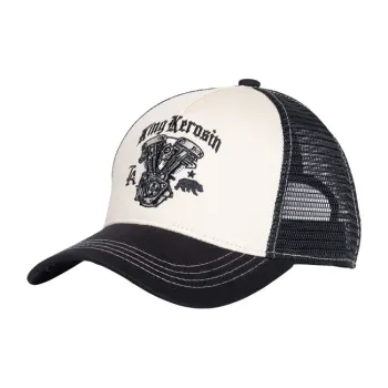 cafe 4 racer - Rokker Speed Crew II cap brown/black - Rokker Caps 