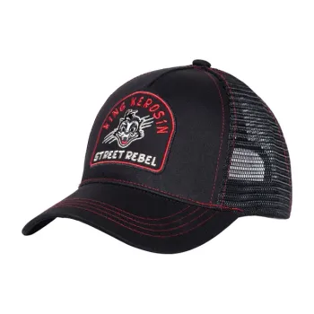 cafe 4 racer - Carhartt Odessa cap beet red - Carhartt Caps 