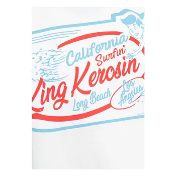 cafe 4 racer - King Kerosin CalSurf T-Shirt Off White - KING KEROSIN T-Shirts 