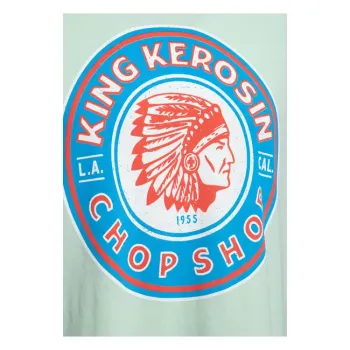 cafe 4 racer - Tričko King Kerosin Chop Shop Mint - KING KEROSIN Trička 