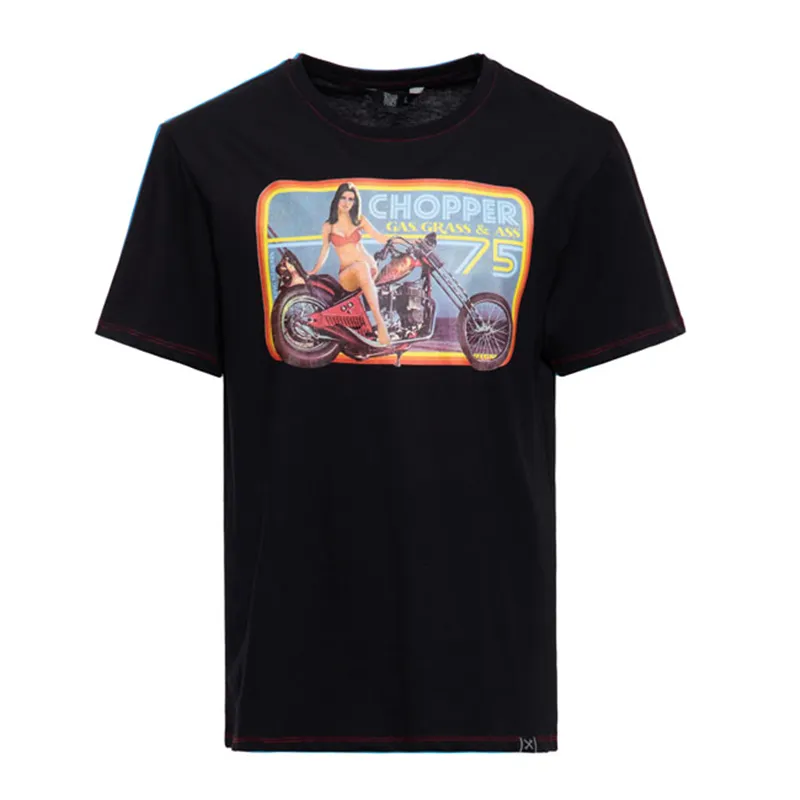cafe 4 racer - King Kerosin Bikini Chopper t-shirt - KING KEROSIN T-Shirts 