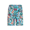 cafe 4 racer - Plavecké šortky King Kerosin AOP Tropical Hawaiian - KING KEROSIN Kraťasy 