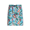 cafe 4 racer - Plavecké šortky King Kerosin AOP Tropical Hawaiian - KING KEROSIN Kraťasy 