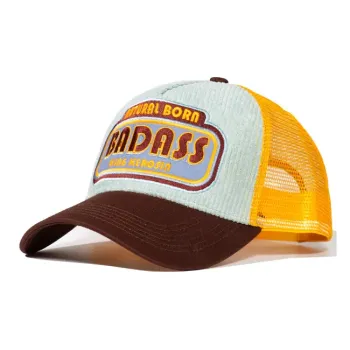 cafe 4 racer - MCS Service Trucker cap black denim - MCS Caps 