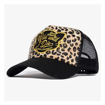 cafe 4 racer - Queen Kerosin Leo trucker cap - KING KEROSIN Kšiltovky 
