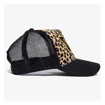 cafe 4 racer - Queen Kerosin Leo trucker cap - KING KEROSIN Kšiltovky 